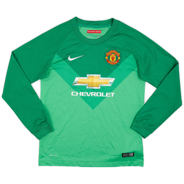 2014-15 Manchester United GK Shirt - 9/10 - (M.Boys)