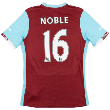 2016-17 West Ham Home Shirt Noble #16 - 6/10 - (S)