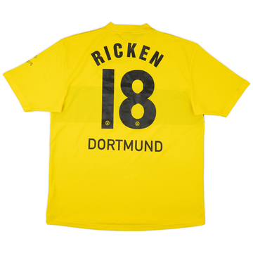2002-03 Borussia Dortmund Home Shirt Ricken #18 - 8/10 - (XXL)