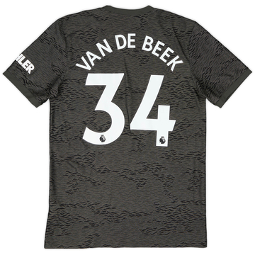 2020-21 Manchester United Away Shirt Van De Beek #34 - 9/10 - (M)