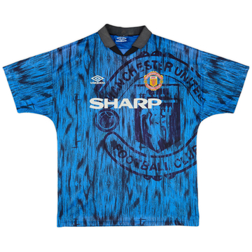 1992-93 Manchester United Away Shirt - 6/10 - (L)