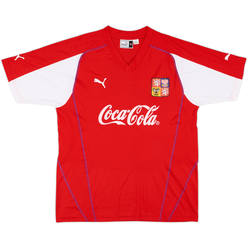 2004-05 Czech Republic Basic Home Shirt - 10/10 - (XL)