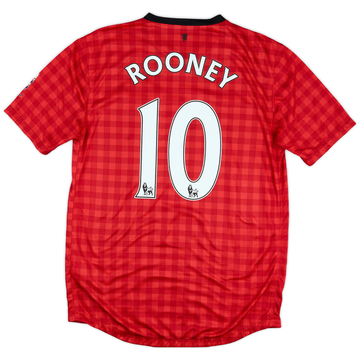 2012-13 Manchester United Home Shirt Rooney #10 - 5/10 - (M)