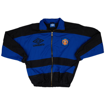 1992-93 Manchester United Umbro Track Jacket - 8/10 - (Y)
