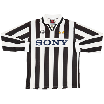1995-97 Juventus Home L/S Shirt - 8/10 - (L)