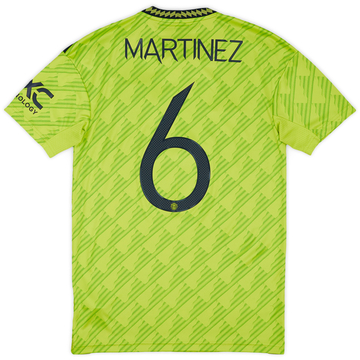 2022-23 Manchester United Third Shirt Martinez #6 - 9/10 - (S)