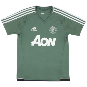 2017-18 Manchester United adizero Training Shirt - 8/10 - (M)