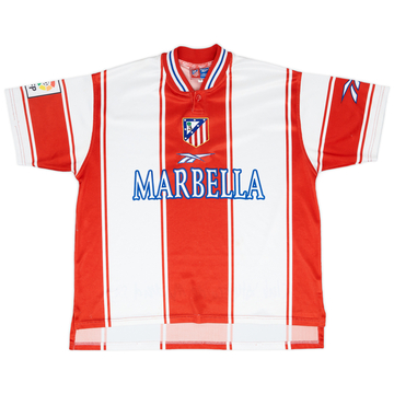 1999-00 Atletico Madrid Home Shirt - 8/10 - (M)