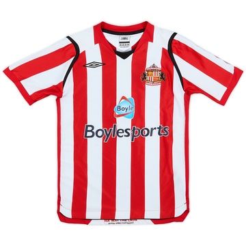 2008-09 Sunderland Home Shirt - 8/10 - (S.Boys)