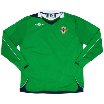 2006-08 Northern Ireland Home L/S Shirt - 5/10 - (XL)