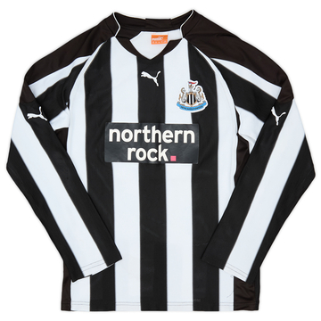 2010-11 Newcastle Home L/S Shirt - 6/10 - (XL.Boys)
