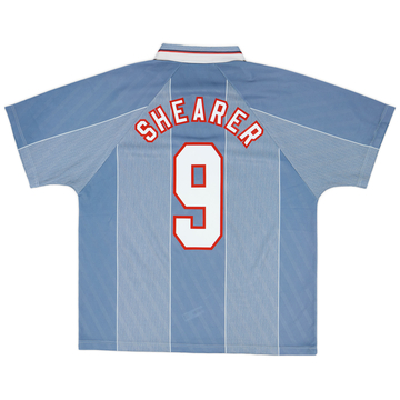 1996-97 England Away Shirt Shearer #9 - 9/10 - (XL)
