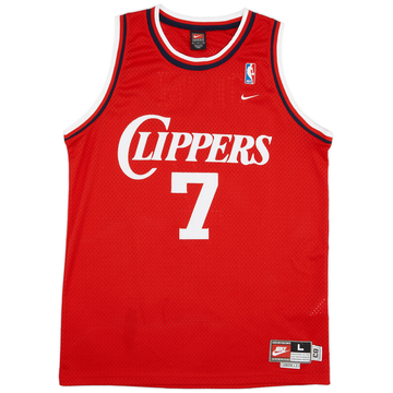 1983-84 San Diego Clippers Odom #7 Nike Rewind Swingman Jersey - 8/10 - (L)