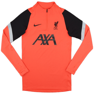 2020-21 Liverpool Nike 1/4 Zip Training Top - 9/10 - (XS)