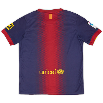 2012-13 Barcelona Home Shirt - 7/10 - (M.Boys)