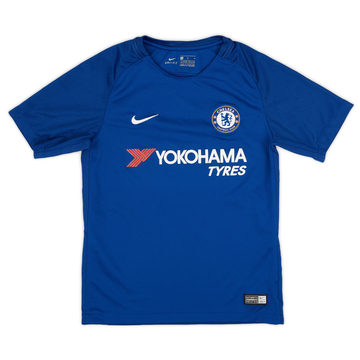 2017-18 Chelsea Home Shirt - 8/10 - (M.Boys)