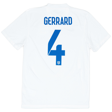 2014-15 England Home Shirt Gerrard #4 - 9/10 - (S)