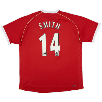 2006-07 Manchester United Home Shirt Smith #14 - 5/10 - (XXL)