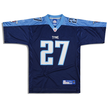 2003 Tennessee Titans George #27 Reebok On Field Jersey (Home) XL