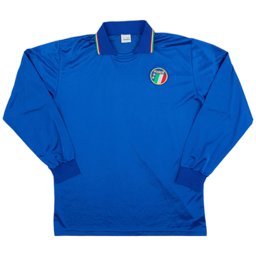 1986-91 Italy Home L/S Shirt - 9/10 - (L)