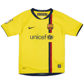 2008-10 Barcelona Away Shirt - 7/10 - (M.Boys)