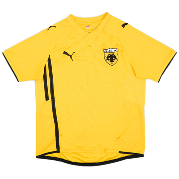 2009-10 AEK Athens Home Shirt - 9/10 - (M)