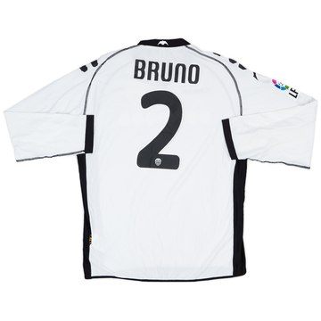 2010-11 Valencia Player Issue Home L/S Shirt Bruno #2