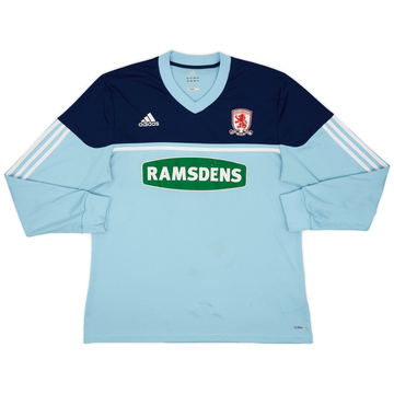 2012-13 Middlesbrough Away L/S Shirt - 6/10 - (XL)