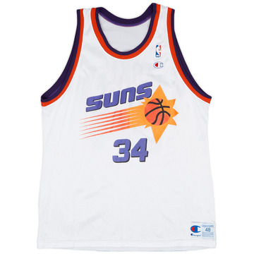 1992-95 Phoenix Suns Barkley #34 Champion Home Jersey - 9/10 - (XL)