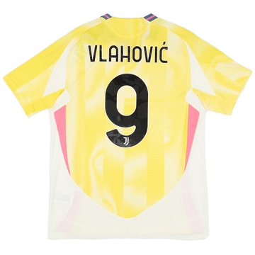 2024-25 Juventus Authentic Away Shirt Vlahovic #9