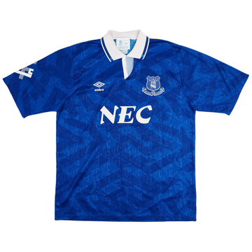 1991-93 Everton Home Shirt - 8/10 - (XL)