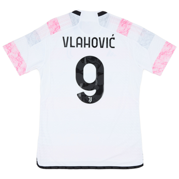 2023-24 Juventus Authentic Away Shirt Vlahovic #9