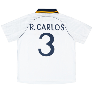 1999-00 Real Madrid adidas Reissue Home Shirt R.Carlos #3