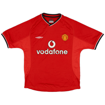 2000-02 Manchester United Home Shirt - 5/10 - (Y)