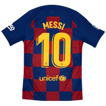 2019-20 Barcelona Home Shirt Messi #10 - 9/10 - (S)