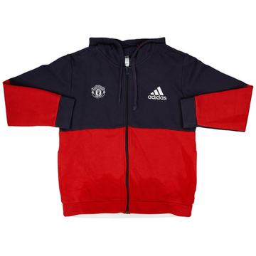 2022-23 Manchester United adidas Hooded Sweat Top - 9/10 - (L)