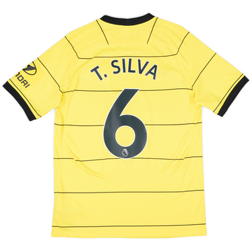 2021-22 Chelsea Away Shirt T.Silva #6 - 10/10 - (M)