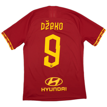 2019-20 Roma Authentic Home Shirt Dzeko #9 - 10/10 - (S)