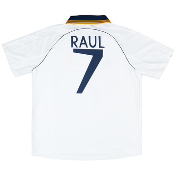 1999-00 Real Madrid adidas Reissue Home Shirt Raul #7