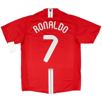 Camiseta Final de local del Manchester United 2007-09 Ronaldo #7 (M)