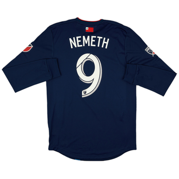 2018 New England Revolution Match Issue Home L/S Shirt Nemeth #9