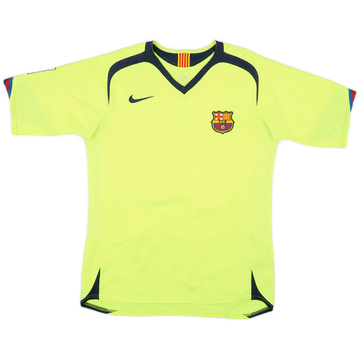 2005-06 Barcelona Away Shirt - 8/10 - (XL.Boys)