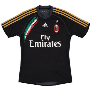 2013-14 AC Milan Staff Issue adidas Training Shirt 'JP' - 8/10 - (M)