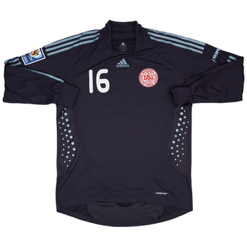 2008-10 Denmark Match Issue World Cup Qualifiers GK Shirt #16