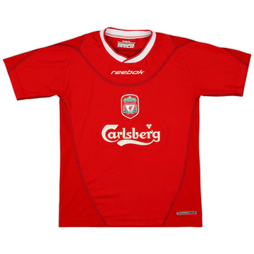 2002-04 Liverpool Home Shirt - 8/10 - (L.Boys)