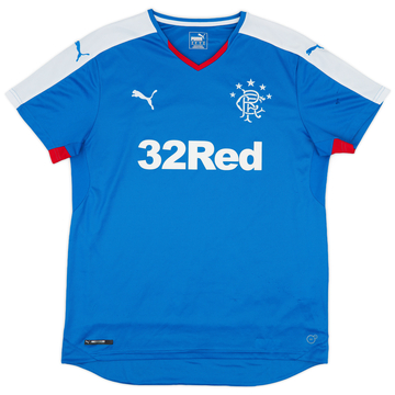 2015-16 Rangers Home Shirt - 7/10 - (XL)