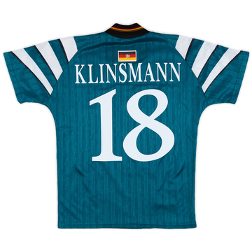 1996-98 Germany Away Shirt Klinsmann #18 - 7/10 - (S)