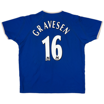 2003-04 Everton Home Shirt Gravesen #16 - 5/10 - (XXL)