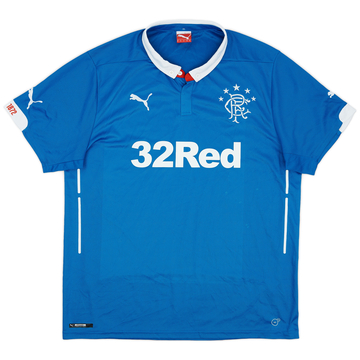 2014-15 Rangers Home Shirt - 7/10 - (XL)