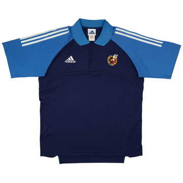 2002-04 Spain adidas 1/4 Zip Polo Shirt - 7/10 - (L)